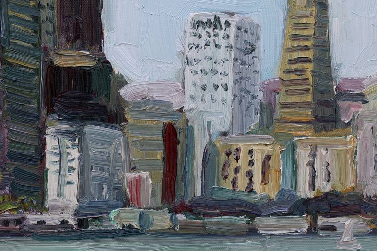 Original Impressionism Cities Painting by John Kilduff