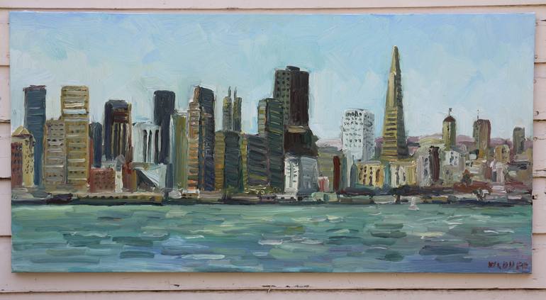 Original Impressionism Cities Painting by John Kilduff