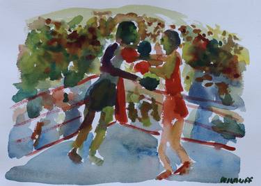 Print of Impressionism Sports Paintings by John Kilduff