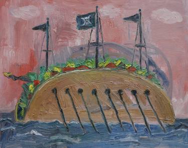Print of Surrealism Yacht Paintings by John Kilduff