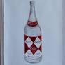 Still life of an old coke bottle. Watercolor on Arches cold pressed 140 lb watercolor paper.