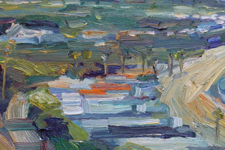 Original Impressionism Landscape Painting by John Kilduff