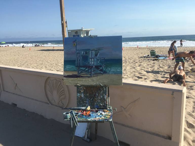 Original Impressionism Seascape Painting by John Kilduff