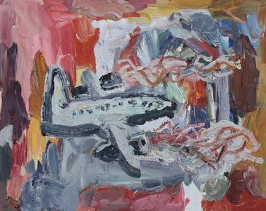 Print of Expressionism Aeroplane Paintings by John Kilduff