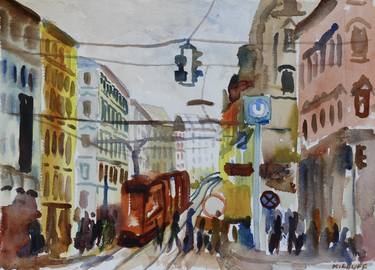 Original Cities Paintings by John Kilduff