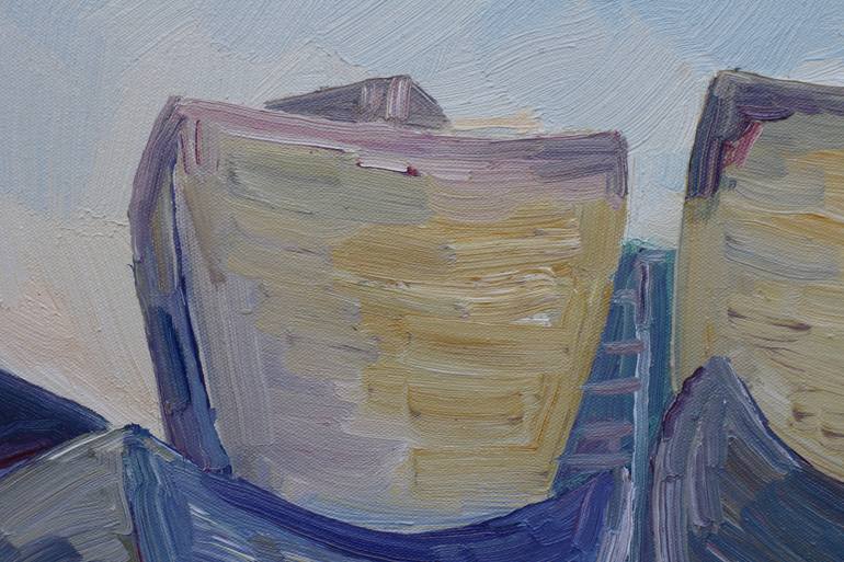 Original Impressionism Architecture Painting by John Kilduff