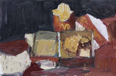 Original Impressionism Food & Drink Paintings by John Kilduff
