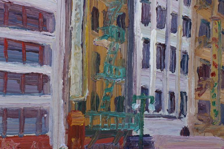 Original Impressionism Cities Painting by John Kilduff