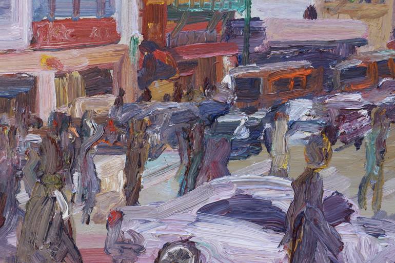 Original Impressionism Cities Painting by John Kilduff