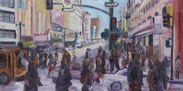 Original Expressionism Cities Paintings by John Kilduff