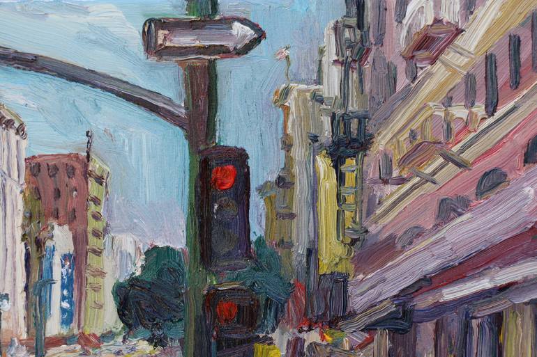 Original Expressionism Cities Painting by John Kilduff