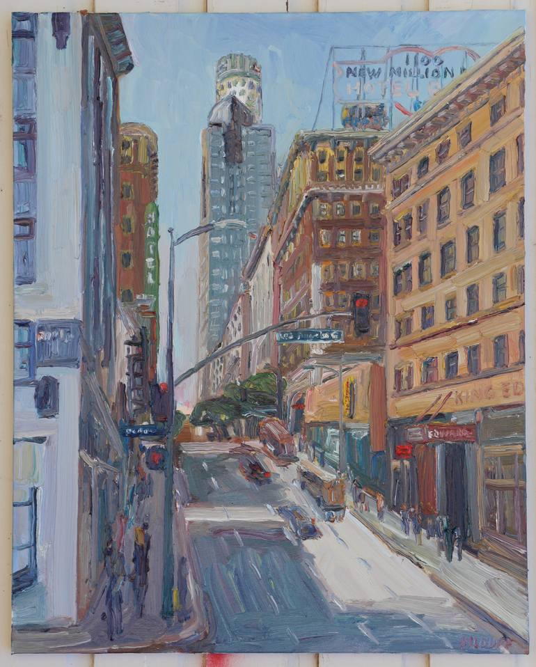 Original Impressionism Cities Painting by John Kilduff