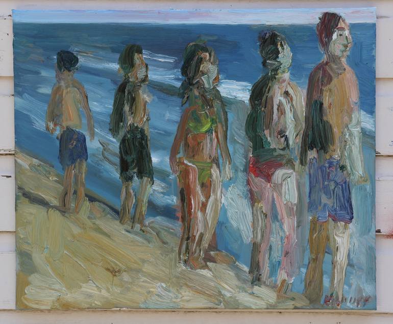 Original Figurative People Painting by John Kilduff