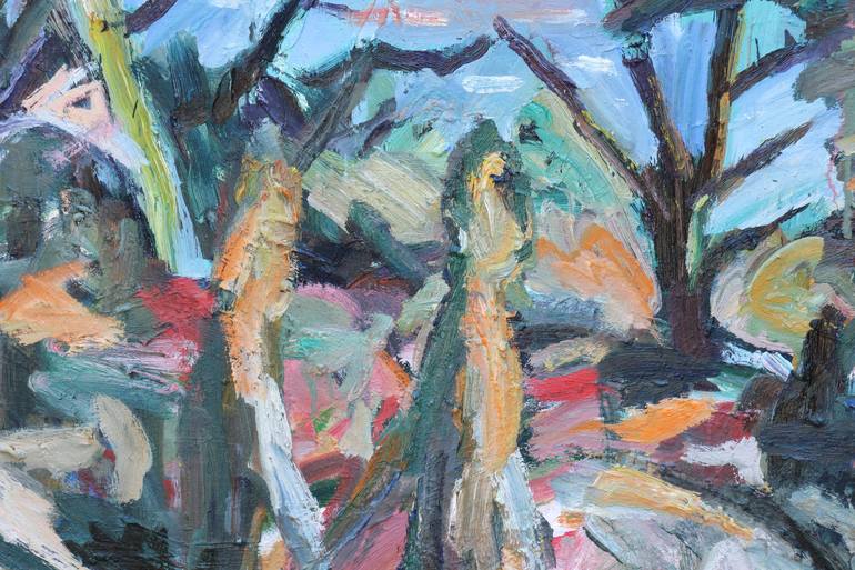 Original Abstract Expressionism Landscape Painting by John Kilduff