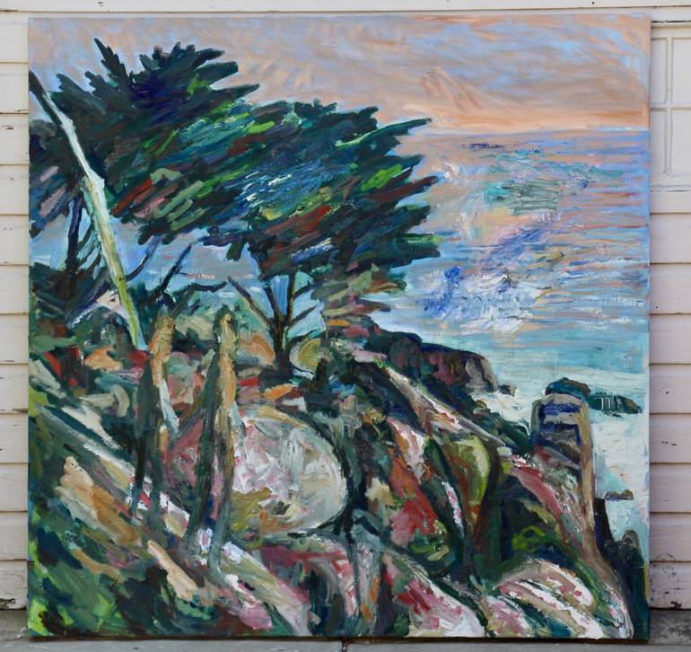 Original Abstract Expressionism Landscape Painting by John Kilduff