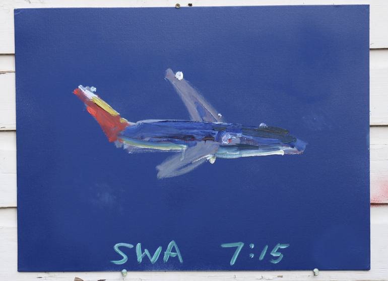 Original Airplane Painting by John Kilduff