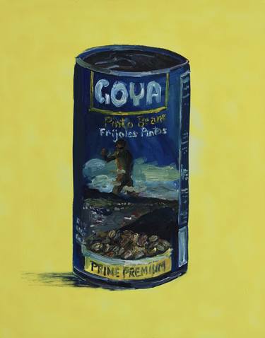 Goya's Colossus on a can of beans thumb