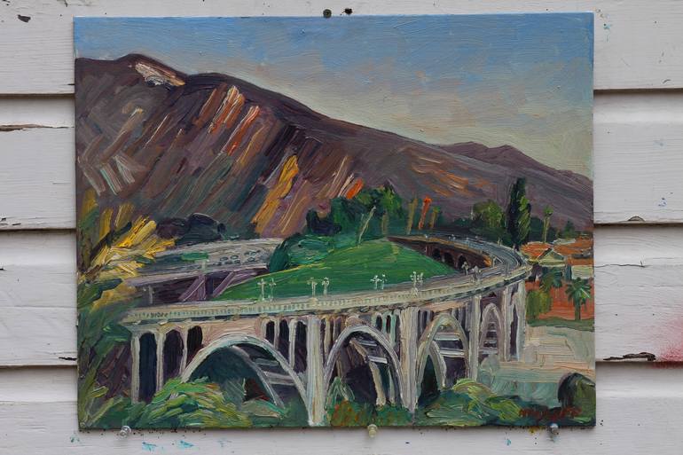 Original Impressionism Architecture Painting by John Kilduff