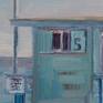 Plein air oil painting of Zuma Beach in Malibu, California.