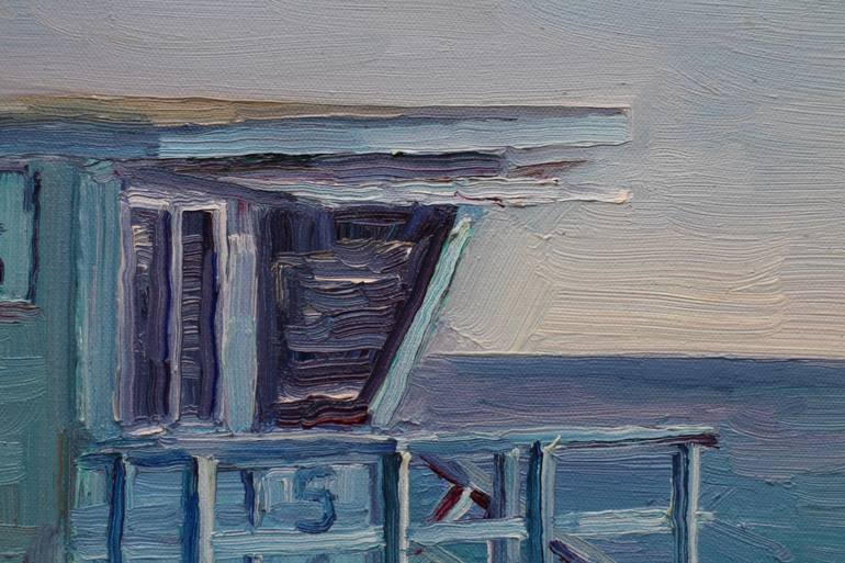 Original Impressionism Beach Painting by John Kilduff