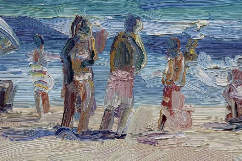 Original Fine Art Beach Painting by John Kilduff