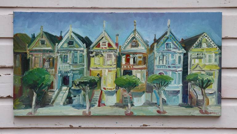 Original Impressionism Architecture Painting by John Kilduff