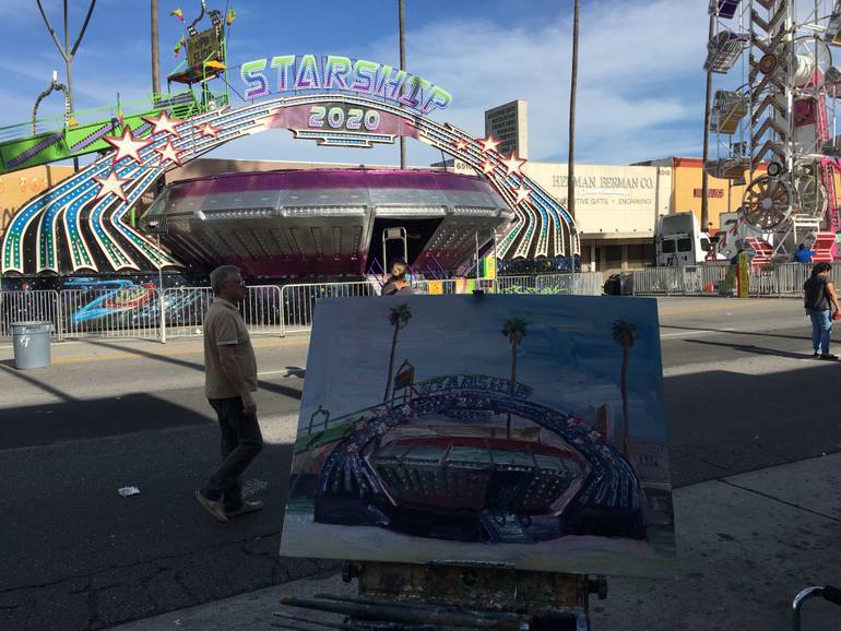 Original Fine Art Outer Space Painting by John Kilduff