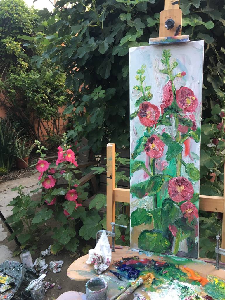 Original Impressionism Floral Painting by John Kilduff