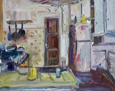 Print of Impressionism Kitchen Paintings by John Kilduff