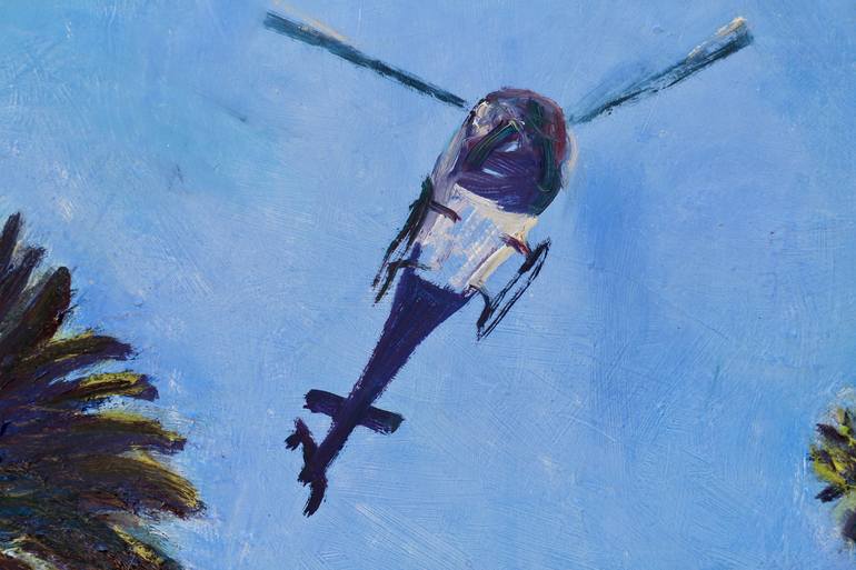 Original Fine Art Aerial Painting by John Kilduff