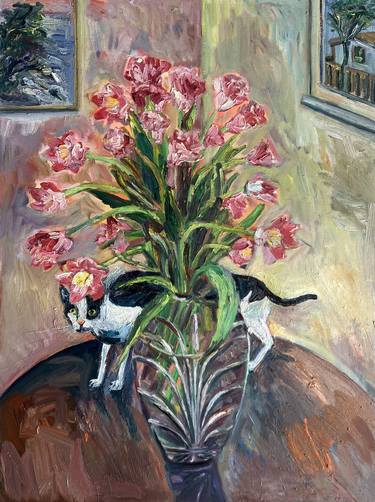 Original Impressionism Floral Paintings by John Kilduff