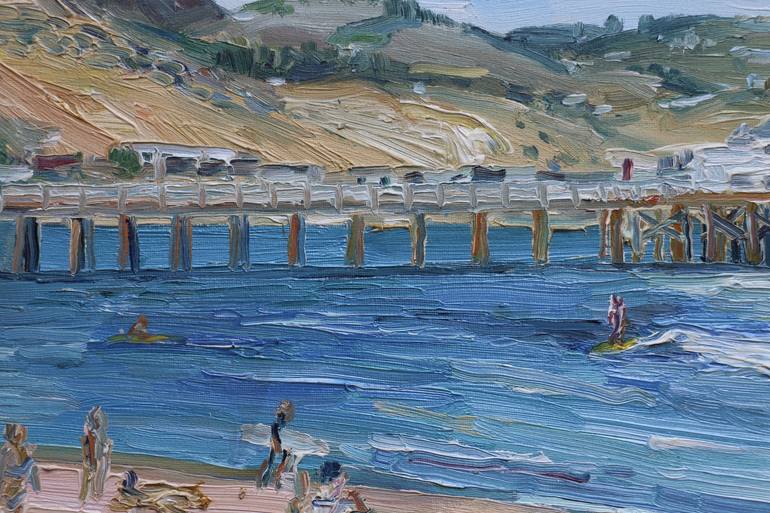 Original Impressionism Seascape Painting by John Kilduff
