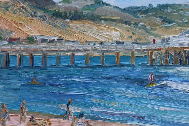Original Impressionism Seascape Painting by John Kilduff