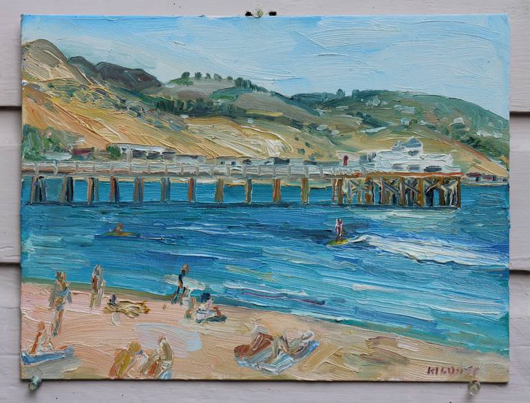 Original Impressionism Seascape Painting by John Kilduff
