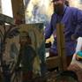 I painted this portrait of OM of BG Gallery at my pop-up show titled "Kilduff's Portrait Studio" at the Superfine Art Fair in Los Angeles.