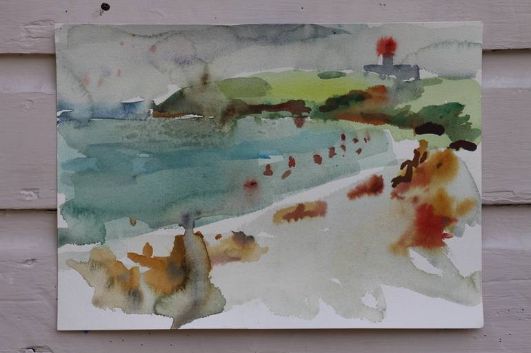 Original Impressionism Seascape Painting by John Kilduff