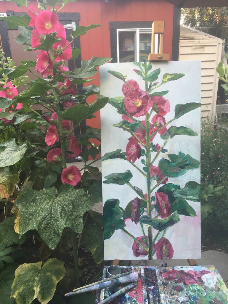 Original Impressionism Floral Painting by John Kilduff