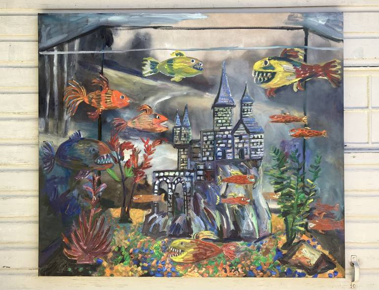 Original Fish Painting by John Kilduff