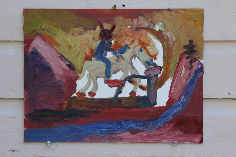 Original Surrealism Fantasy Painting by John Kilduff