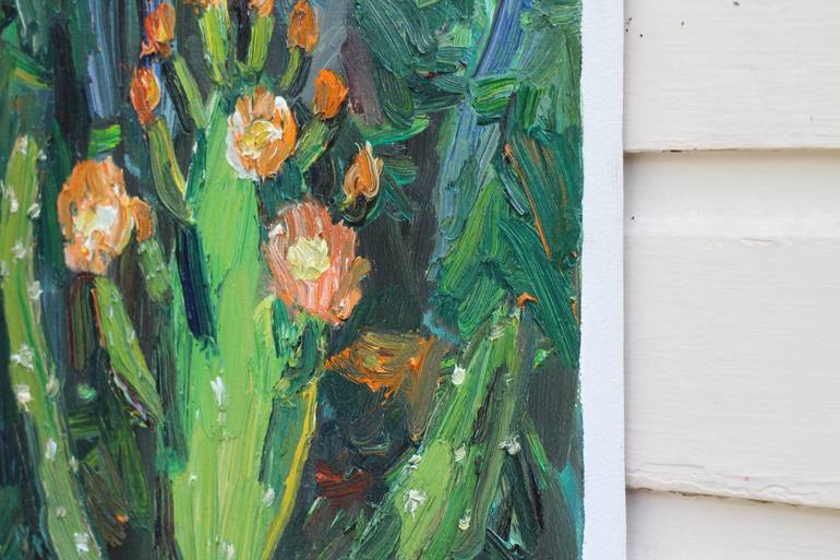 Original Impressionism Garden Painting by John Kilduff