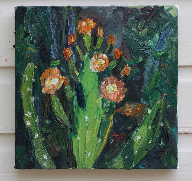 Original Impressionism Garden Painting by John Kilduff