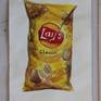 Still life of a bag of Lay's potato chips. I painted 4 of these at the same time.