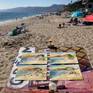 I painted 4 watercolors at the same time of Zuma Beach in Malibu, California. This is number 4.