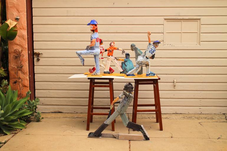 Original Figurative Sports Sculpture by John Kilduff