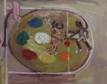 Original Figurative Sports Paintings by John Kilduff