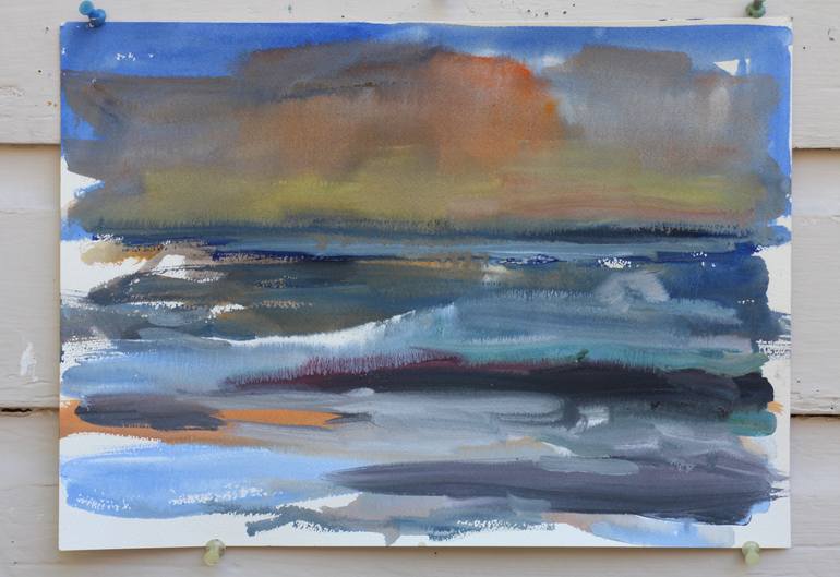 Original Impressionism Seascape Painting by John Kilduff