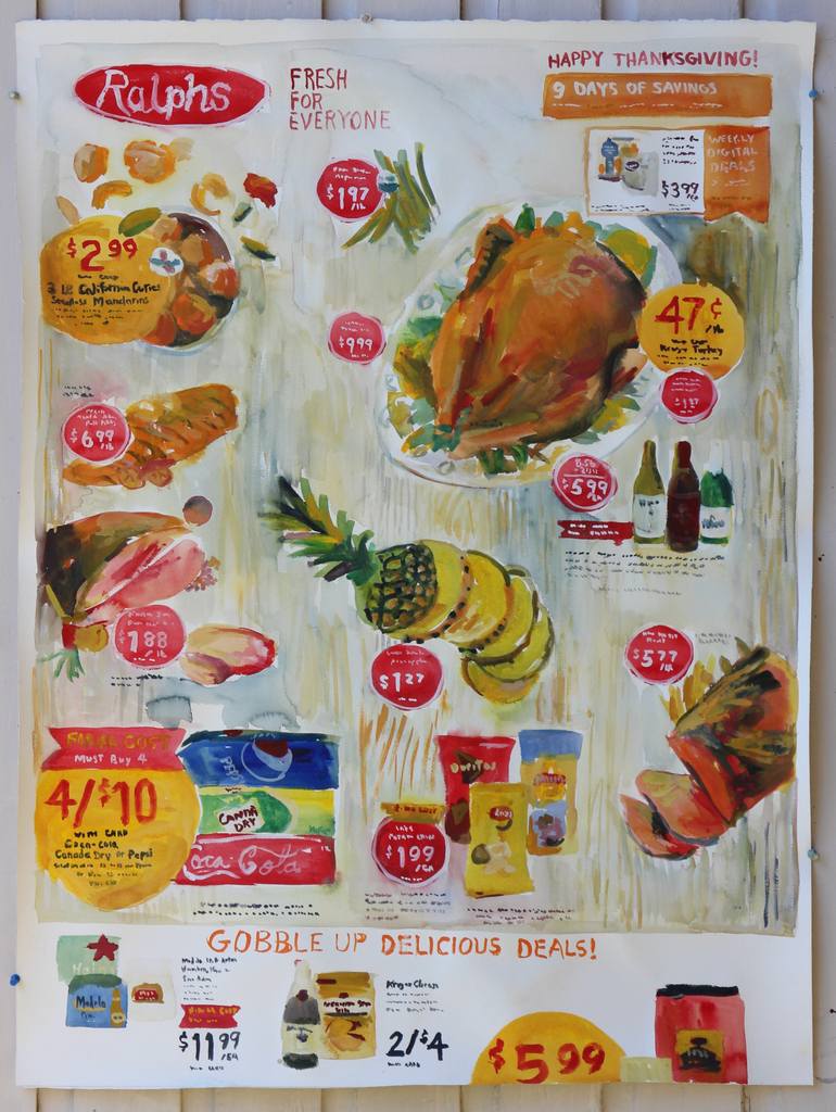 Original Documentary Food & Drink Painting by John Kilduff