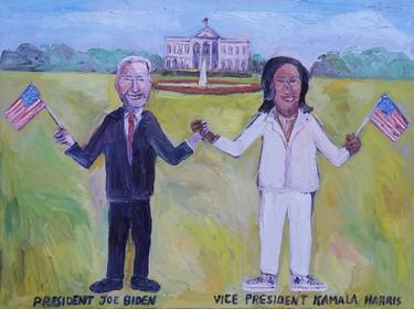 President Biden and Vice President Harris at the White House thumb