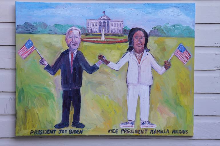 Original Folk Politics Painting by John Kilduff