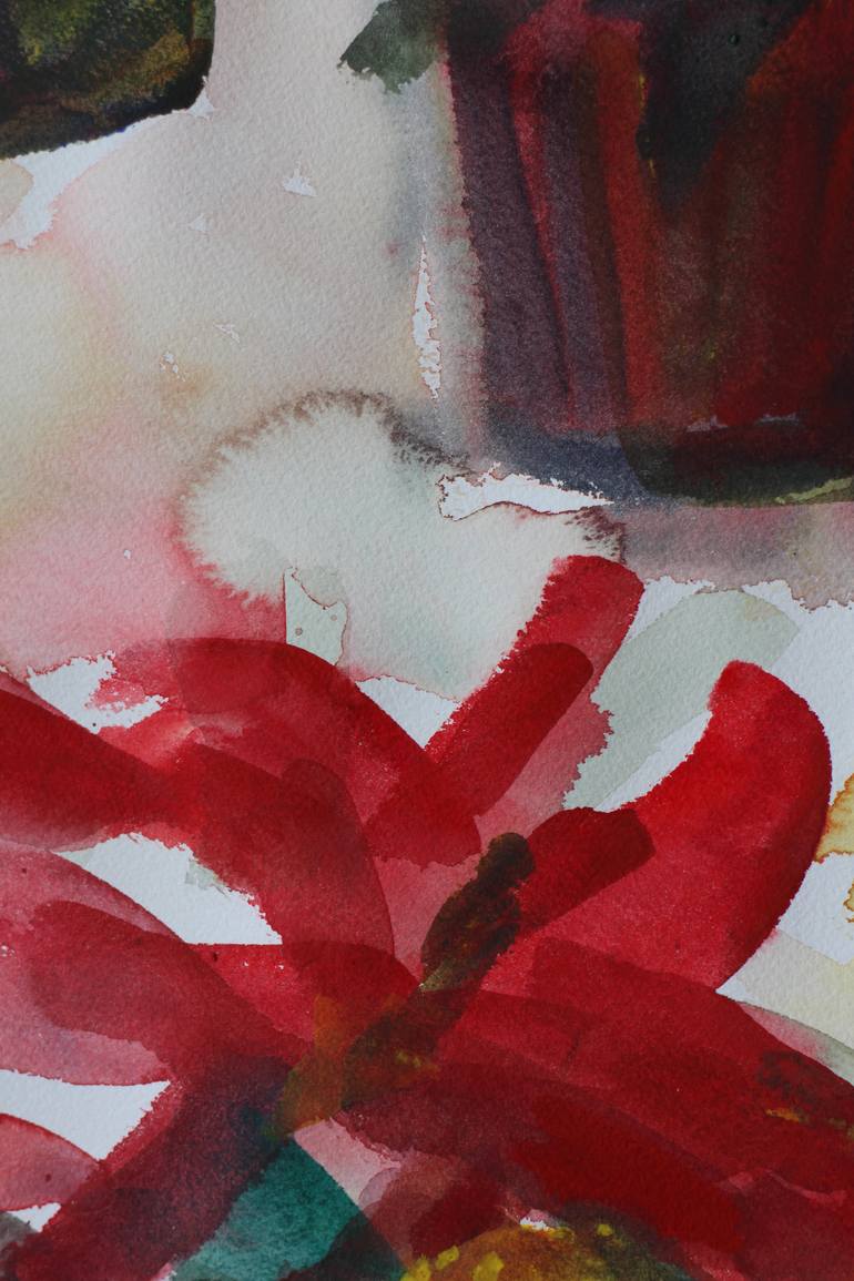 Original Impressionism Floral Painting by John Kilduff